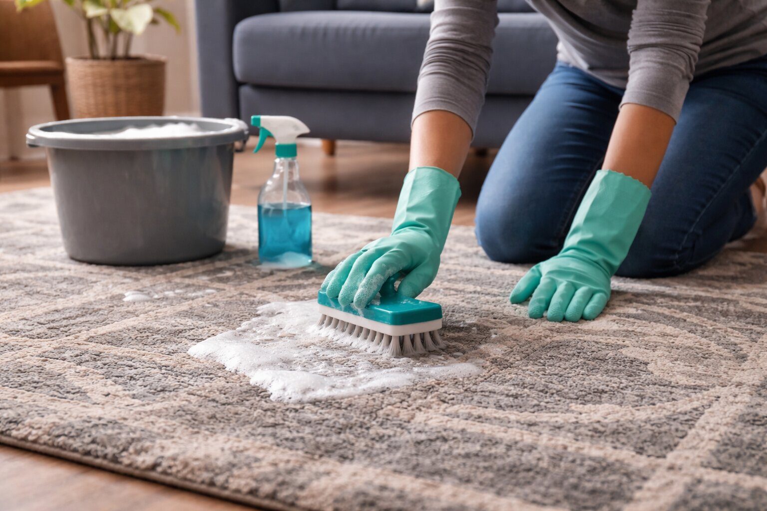 vloerkleed schoonmaken, vloerkleed