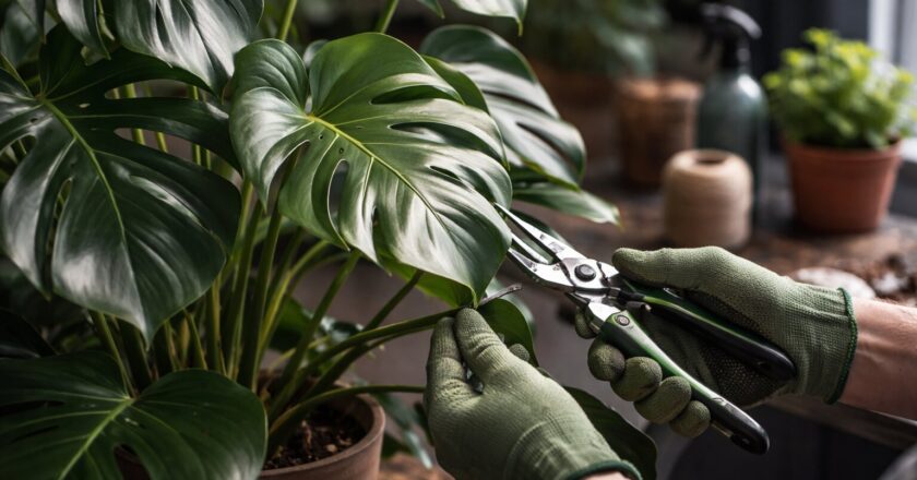 Monstera snoeien voor een gezonde en stijlvolle kamerplant