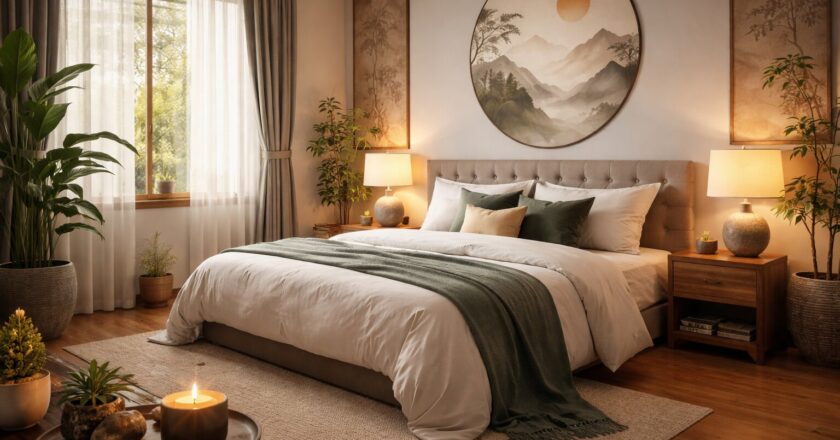 Een rustgevende feng shui slaapkamer die echt bij je past